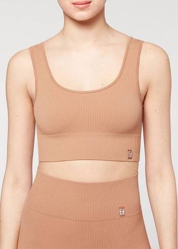 Calzedonia Seamless Geribbeld Cover-ups Dames Beige | BE2109YU