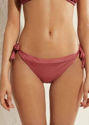 Calzedonia Side Tie Biarritz Bikinibroekjes Dames Bruin | BE1556NB
